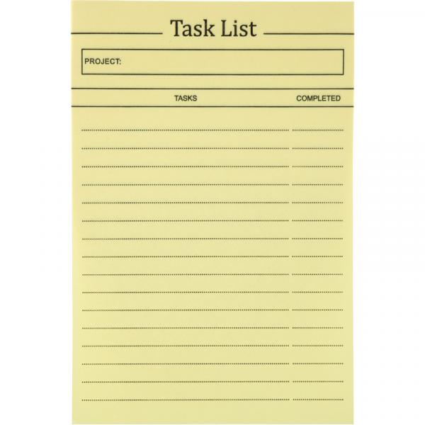 Блок паперу з клейким шаром Task list 100x150мм,100арк.