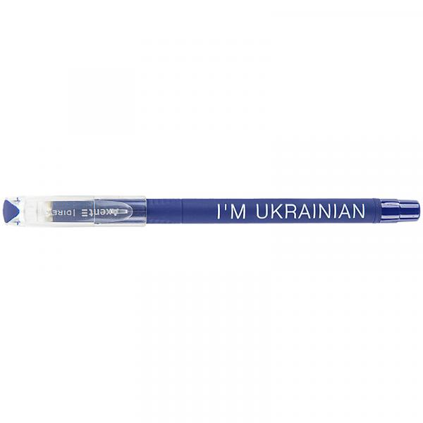 Ручка кулькова Direkt I'm ukrainian, синя