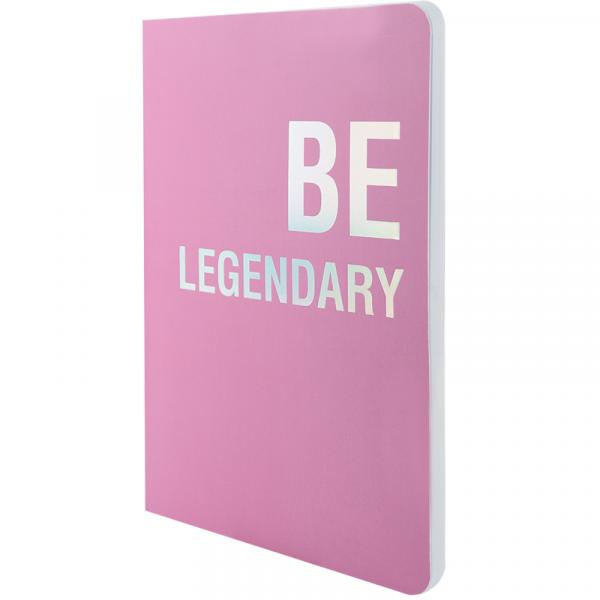 Книга записна Motivation  A5, 80 арк. кл., Be legendary