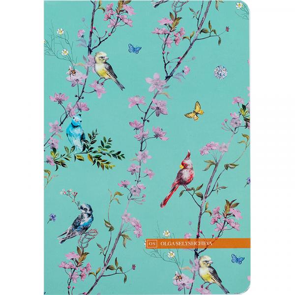 Книга записна  A5, 80 арк. кл., OS, Spring