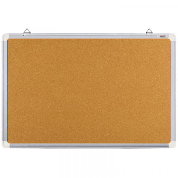 Дошка коркова, 90х120 см., алюмінієва рамка