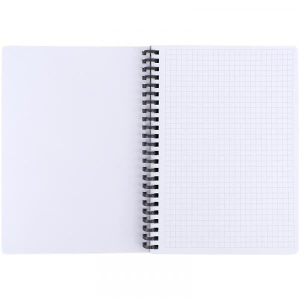 Блокнот на спіралі карт. обк., А5,80 арк,кл.,OS,Pink Roses