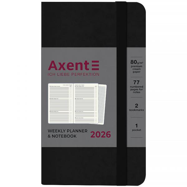 Щотижневик 2026 Pocket Strong, 90*150, чорний