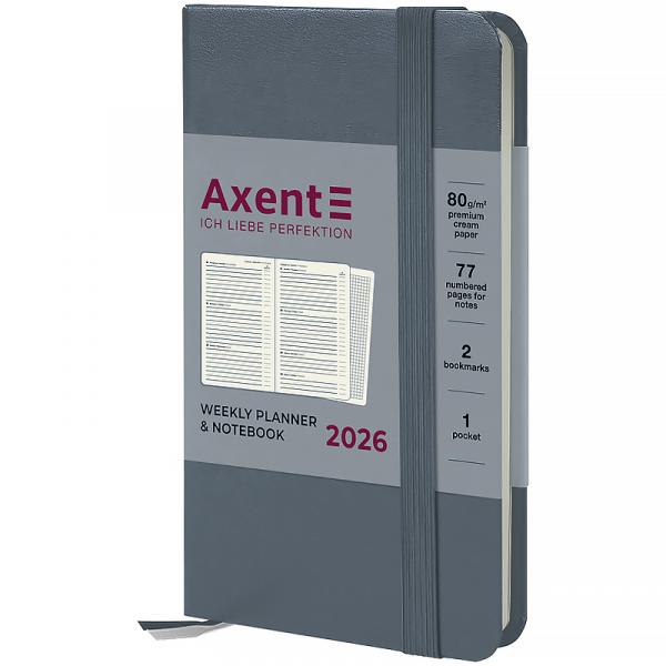 Щотижневик 2026 Pocket Strong, 90*150, сірий