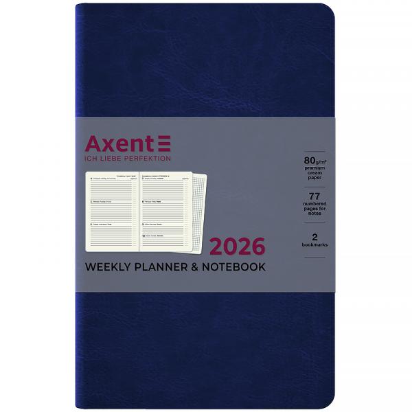 Щотижневик 2026 Partner City Soft, 125*195, синій