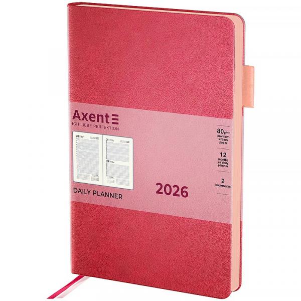 Щоденник 2026 Partner Soft Muse, 145*210, рожевий
