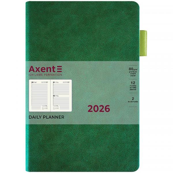 Щоденник 2026 Partner Soft Muse, 145*210, зелений