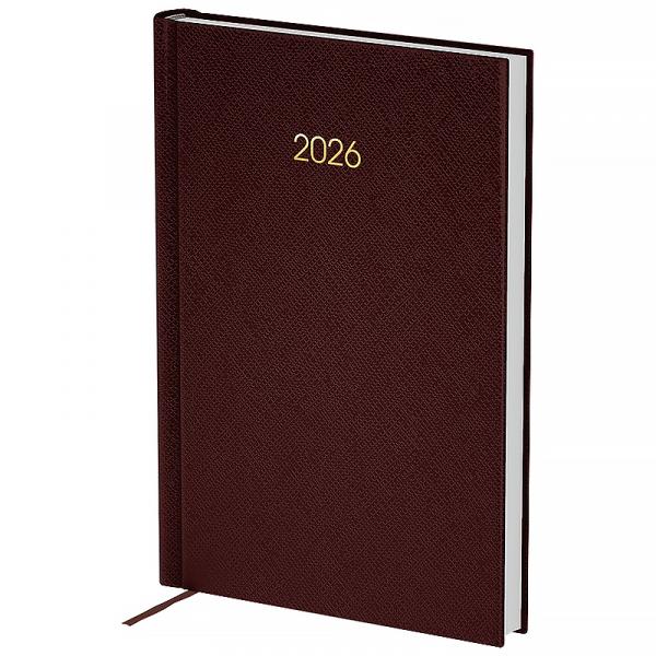 Щоденник 2026 Classic Style, 145*210, з/т коричневий