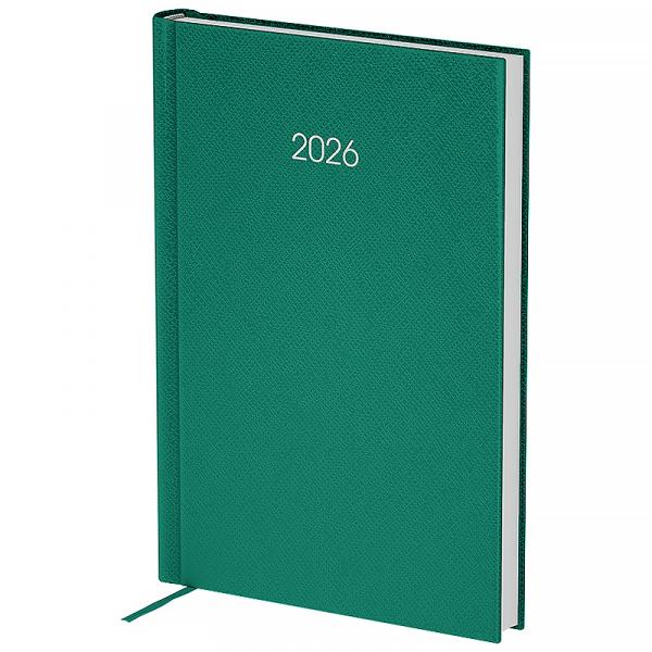 Щоденник 2026 Classic Style, 145*210, с/т аквамариновий