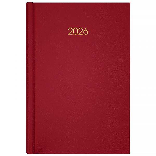 Щоденник 2026 Classic City, 145*210, з/т бордовий