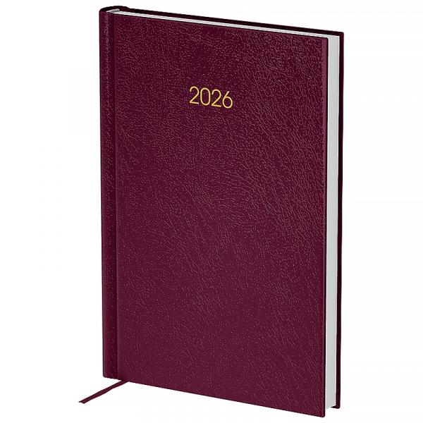 Щоденник 2026 Classic City, 145*210, з/т сливовий