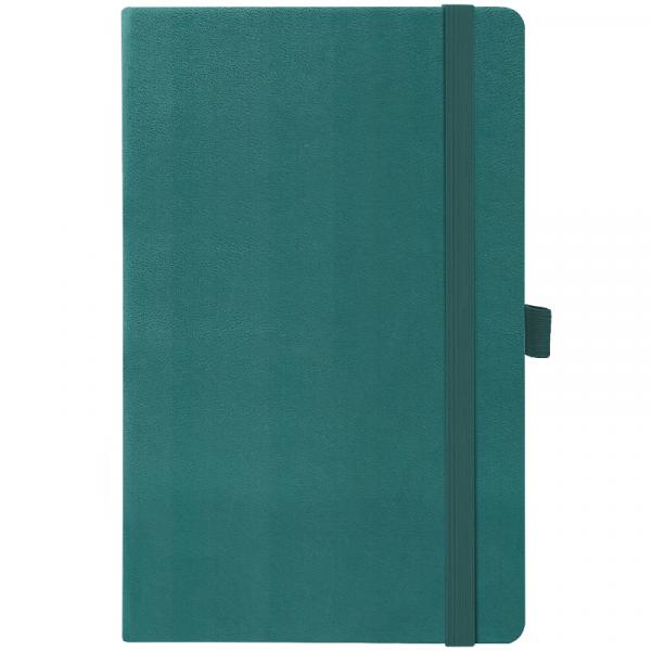 Книга записна Partner, 125*195, 96арк, кліт, лазурна