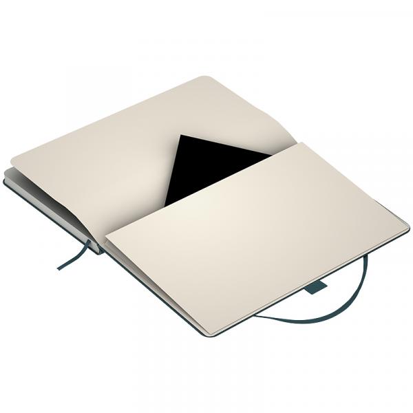 Книга записна Partner, 125*195, 96арк, кліт, лазурна