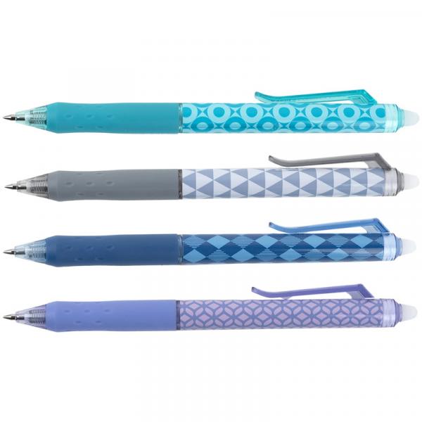 Ручка гелева автоматична "пиши-стирай" Correct Click, синя