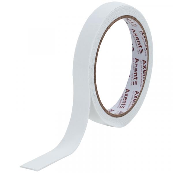 Стрічка клейка двостороння, 18мм*2м, спінена 1 шт.інд.пак.