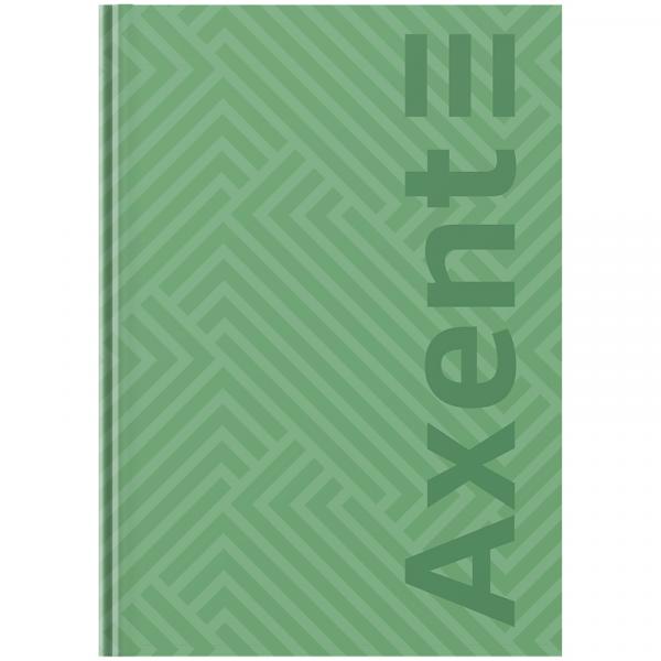 Книга записна А4-, 203*273 мм,96арк., кліт., Pattern, зелена
