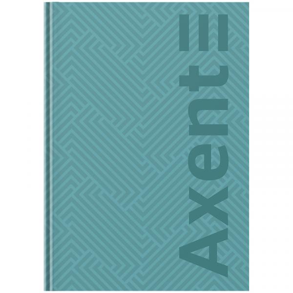 Книга записна А4-, 203*273 мм,96арк., кліт., Pattern, бірюз.