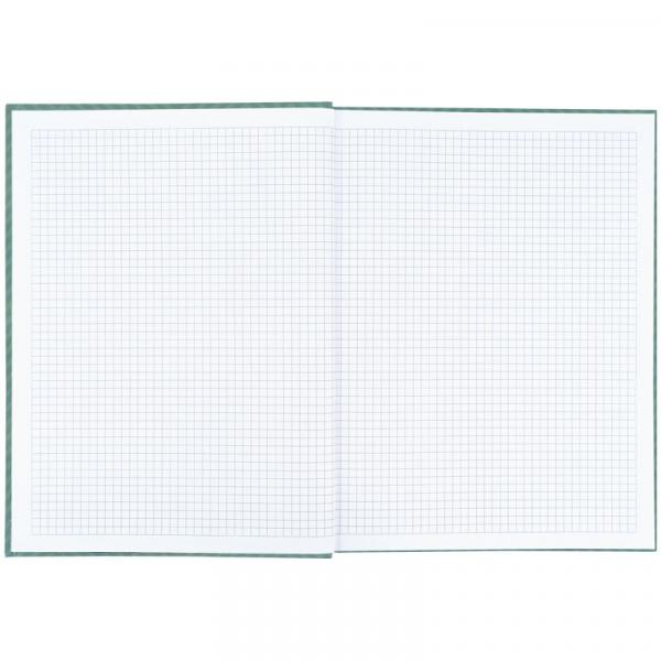 Книга записна А4-, 203*273 мм,96арк., кліт., Pattern, бірюз.