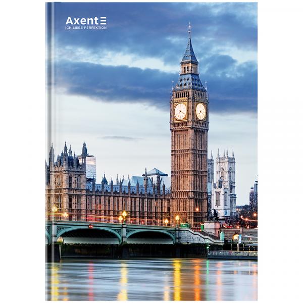 Книга записна А4-, 203*273 мм,96арк., кліт., City, London