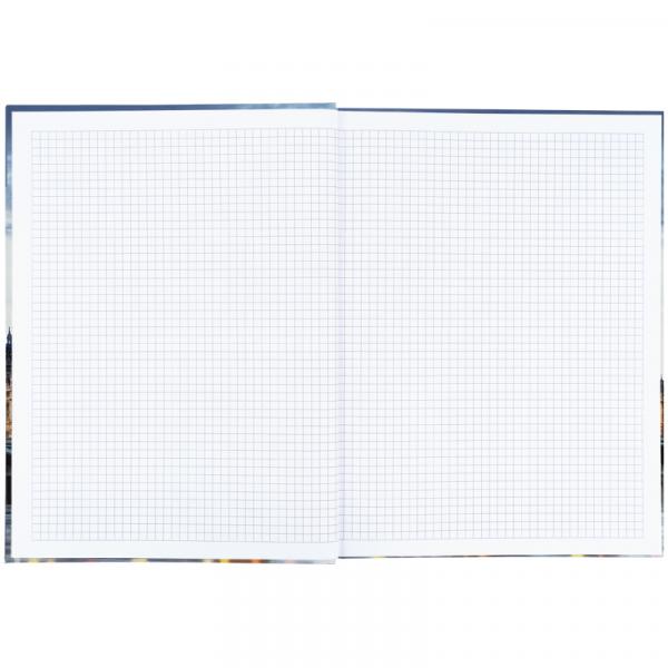 Книга записна А4-, 203*273 мм,96арк., кліт., City, London