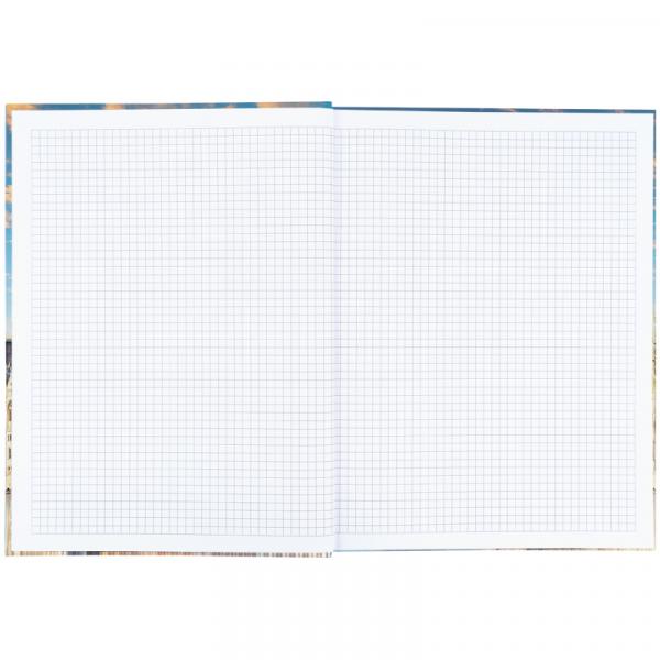 Книга записна А4-, 203*273 мм,96арк., кліт., City, Budapest