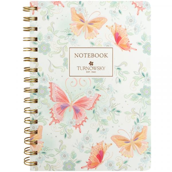 Блокнот на спіралі тв. об., А5, 80 арк,кл,TR,Nat Melody 1