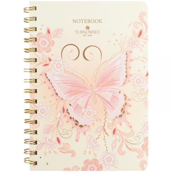 Блокнот на спіралі тв. об., А5, 80 арк,кл,TR,Nat Melody 3