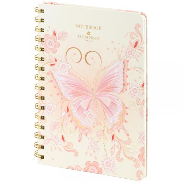 Блокнот на спіралі тв. об., А5, 80 арк,кл,TR,Nat Melody 3