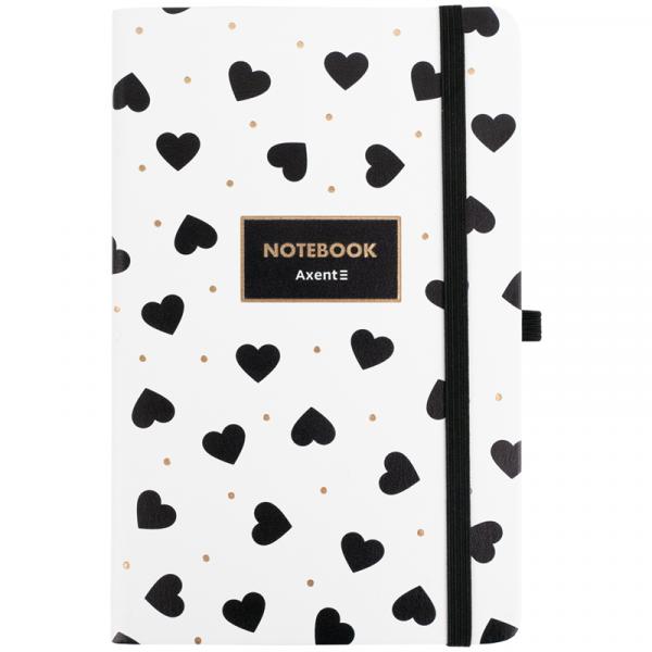 Книга записна Partner, 125*195, 96арк, кл, Black&White