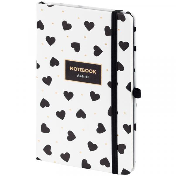 Книга записна Partner, 125*195, 96арк, кл, Black&White