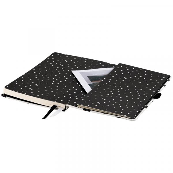 Книга записна Partner, 125*195, 96арк, кл, Black&White