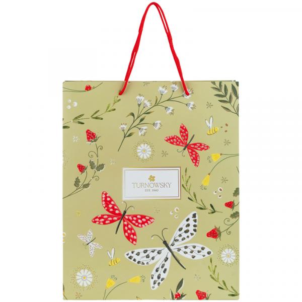 Пакет паперовий подарунковий, 26х32см, TR, Secret Garden 2