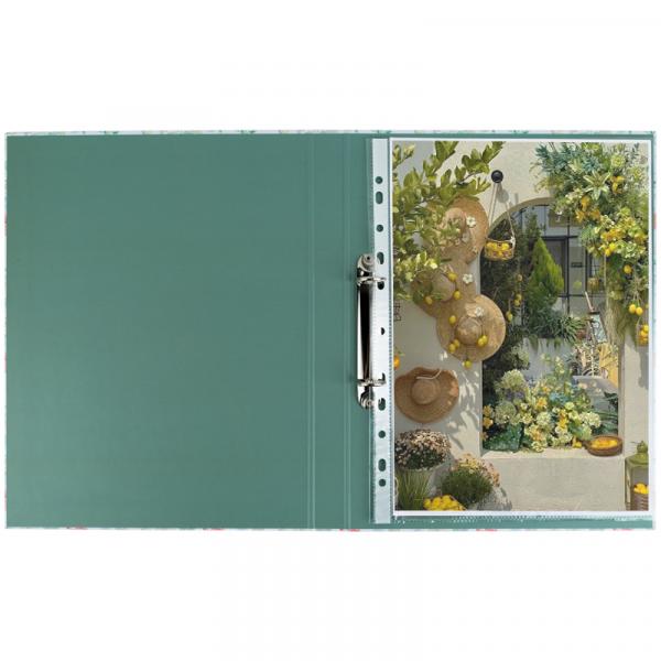 Папка на 2-х кільцях, 30 мм, картонна, TR, Nature's Melody