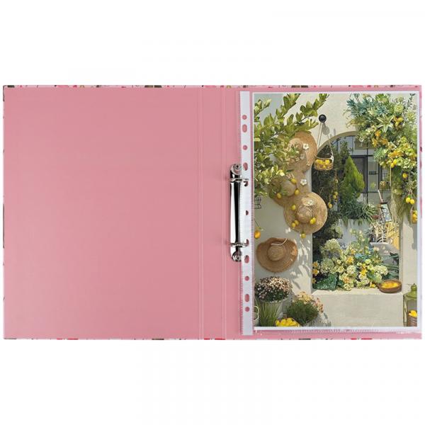 Папка на 2-х кільцях, 30 мм, картонна, TR, Secret Garden