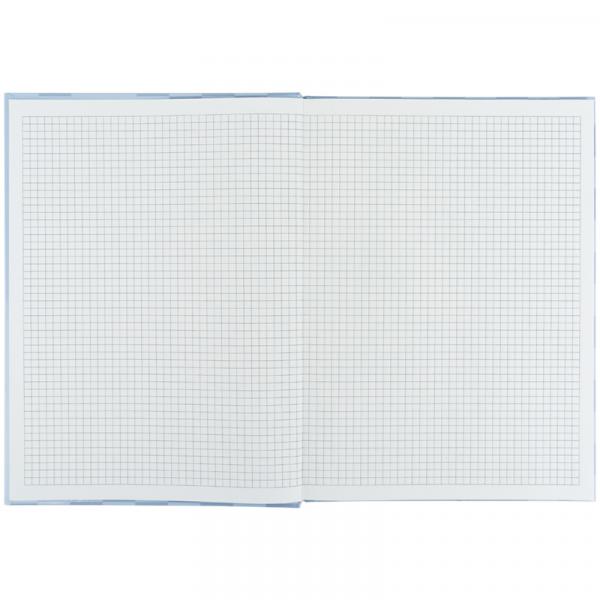 Книга записна А4-, 203*273 мм,96арк., кліт., Mosaic, сіра