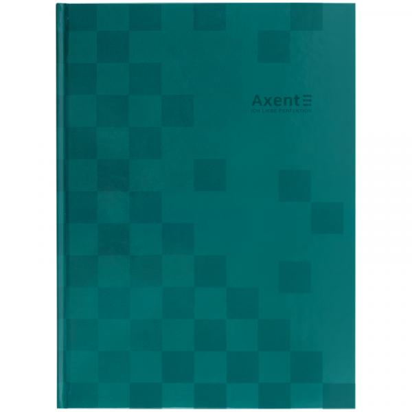 Книга записна А4-, 203*273 мм,96арк., кліт., Mosaic, зелена