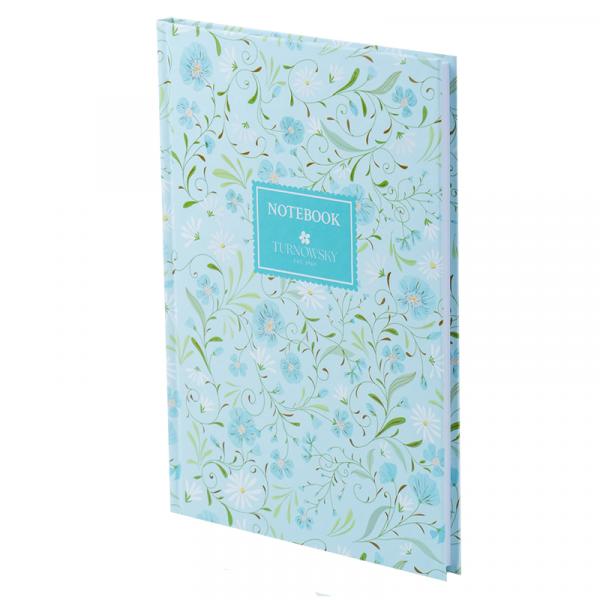 Книга записна тверда обкл. А5, 96 арк., кліт., TR, Floral 2