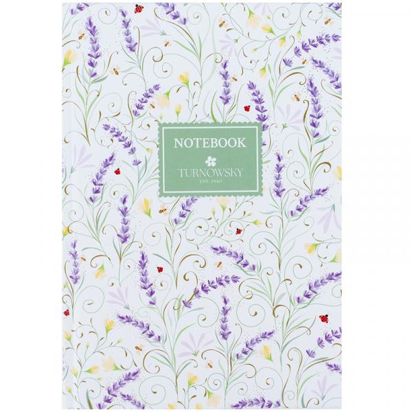 Книга записна тверда обкл. А5, 96 арк., кліт., TR, Floral 3