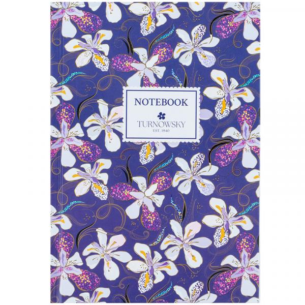 Книга записна тверда обкл. А5, 96 арк., кліт., TR, Floral 5
