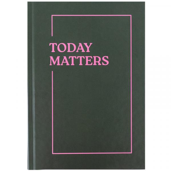 Книга записна тверда обкл. А5, 96 арк., кліт., Today matters