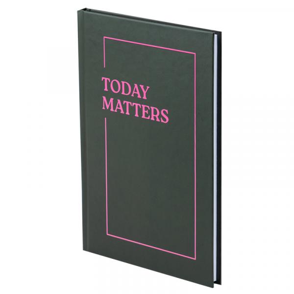 Книга записна тверда обкл. А5, 96 арк., кліт., Today matters