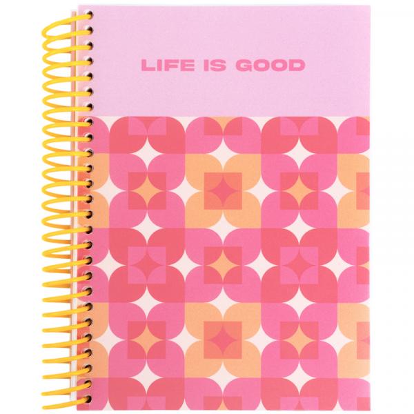 Блокнот з розділювачами, А5, 120арк, кліт, Life is good