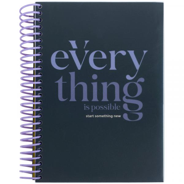 Блокнот з розділювачами, А5, 120арк, кліт, Everything 