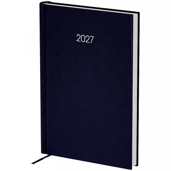 Щоденник 2027 Classic Style, 145*210, с/т темно синій