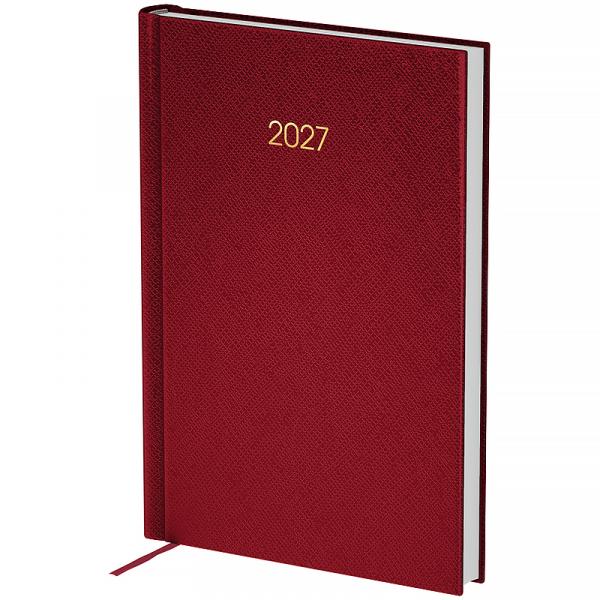 Щоденник 2027 Classic Style, 145*210, з/т бордовий