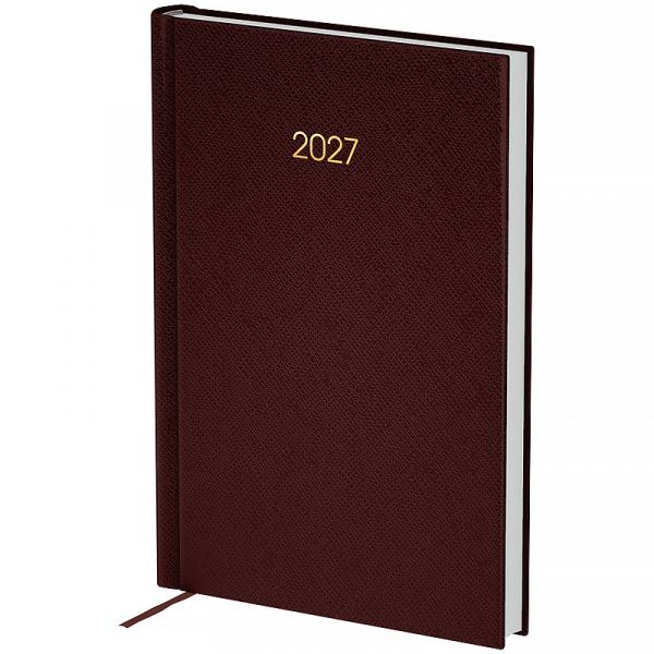 Щоденник 2027 Classic Style, 145*210, з/т коричневий
