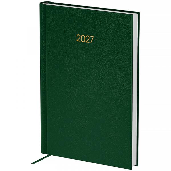 Щоденник 2027 Classic City, 145*210, з/т темно зелений