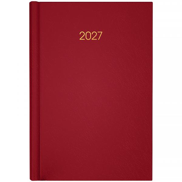 Щоденник 2027 Classic City, 145*210, з/т бордовий