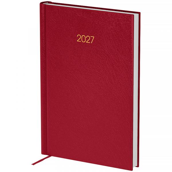 Щоденник 2027 Classic City, 145*210, з/т бордовий