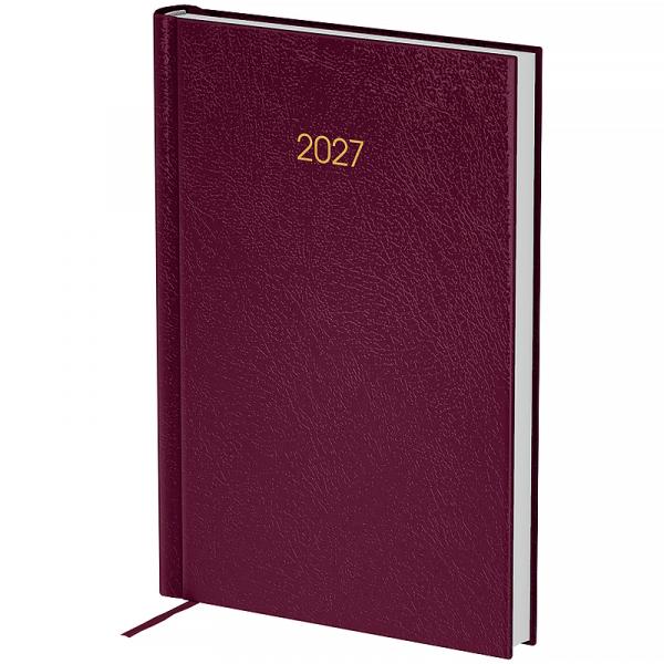 Щоденник 2027 Classic City, 145*210, з/т сливовий